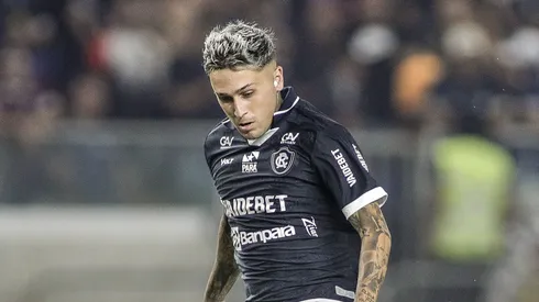 Diego Hernandez jogador do Remo durante partida contra o Mirassol no estádio Mangueirão pelo campeonato Brasileiro A 2026. Foto: Marcos Junior/AGIF