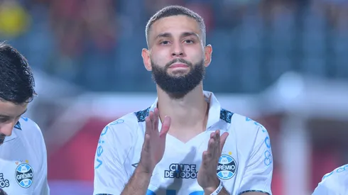 Wagner Leonardo, jogador do Gremio durante partida contra o Vitoria no estadio Barradao pelo campeonato Brasileiro A 2025. Foto: Walmir Cirne/AGIF