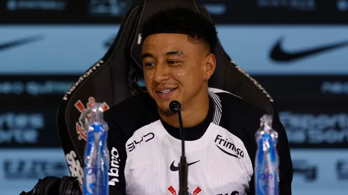 Jesse Lingard em apresentação pelo Corinthians na Neo Química Arena. (Photo by Miguel Schincariol/Getty Images)