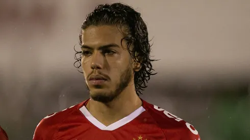 Gustavo Nonato, jogador do Internacional durante partida entre Chapecoense e Internacional na Arena Conda pelo Campeonato Brasileiro Serie A 2019. Foto: Matheus Sebenello/AGIF