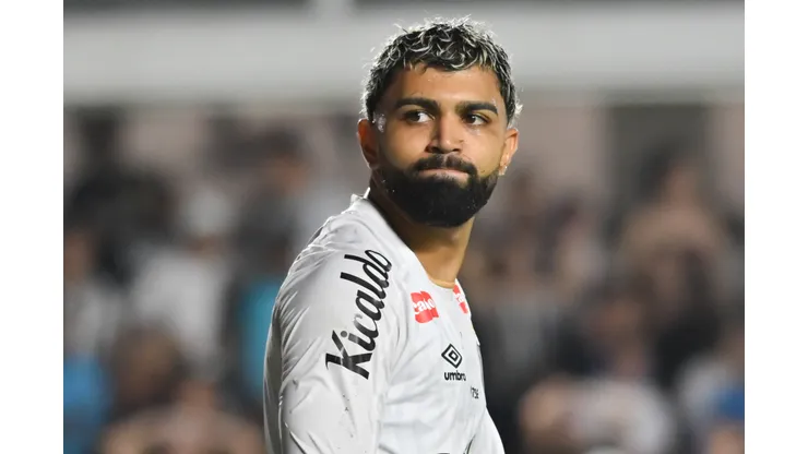 SP - SANTOS - 18/03/2026 - BRASILEIRO A 2026, SANTOS X INTERNACIONAL - Gabriel Barbosa jogador do Santos lamenta durante partida contra o Internacional no estadio Vila Belmiro pelo campeonato Brasileiro A 2026. Foto: Jota Erre/AGIF