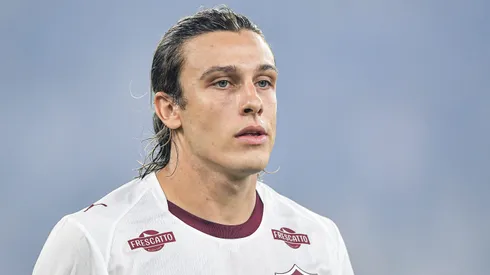 Canobbio jogador do Fluminense durante partida contra o Vasco no estadio Maracana pelo campeonato Brasileiro A 2026. Foto: Thiago Ribeiro/AGIF