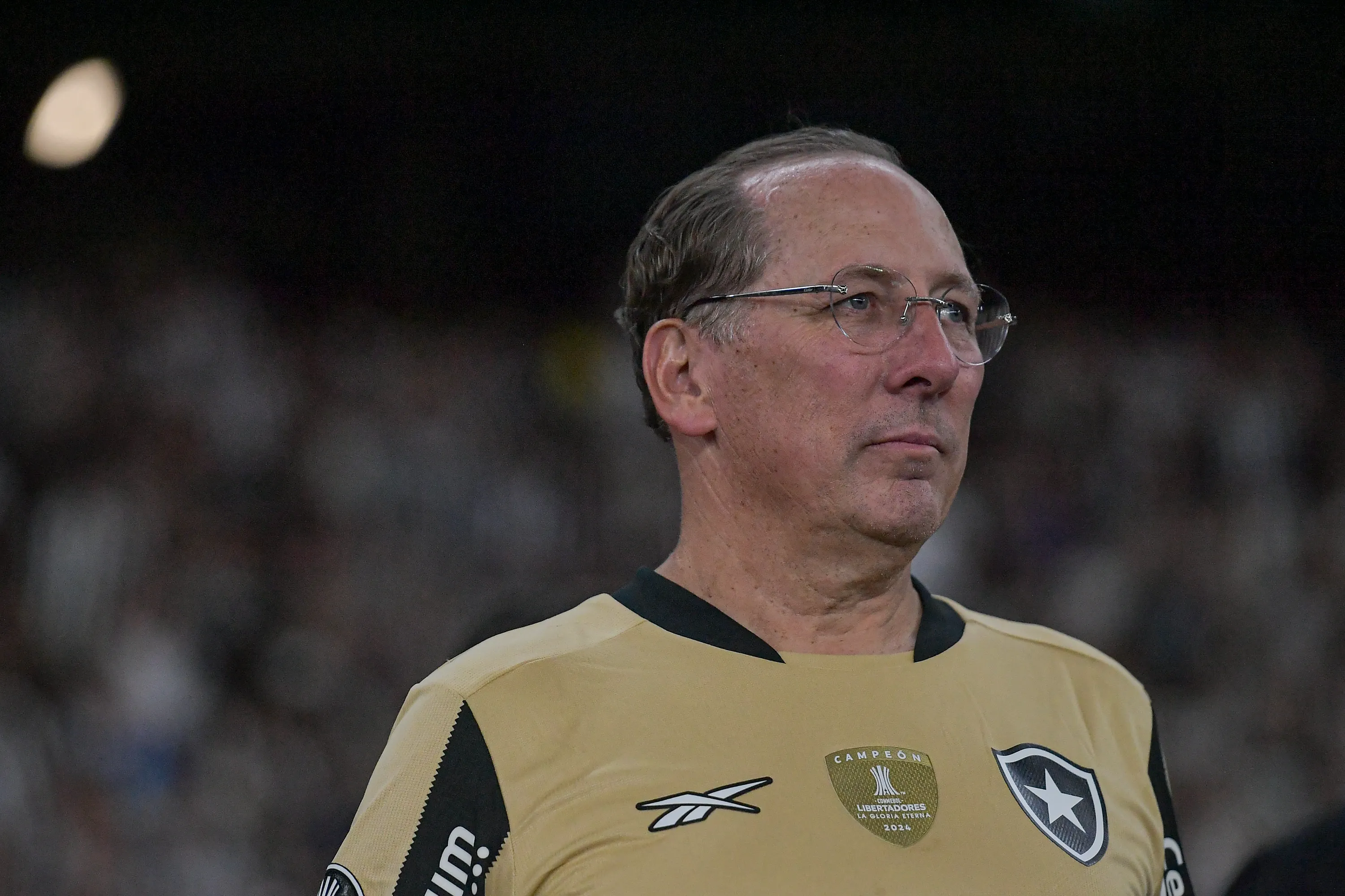 John Charles Textor CEO do Botafogo durante partida contra o Vasco no estadio Engenhao pelo campeonato Copa Do Brasil 2025. Foto: Thiago Ribeiro/AGIF