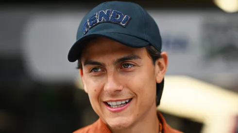 Paulo Dybala looks on prior to the F1 Grand Prix of Netherlands at Circuit Zandvoort on August 31, 2025 in Zandvoort, Netherlands.