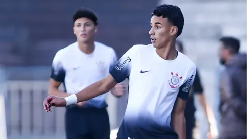 Gui Amorim deixou o campo chorando. Foto: Rodrigo Gazzanel - Corinthians