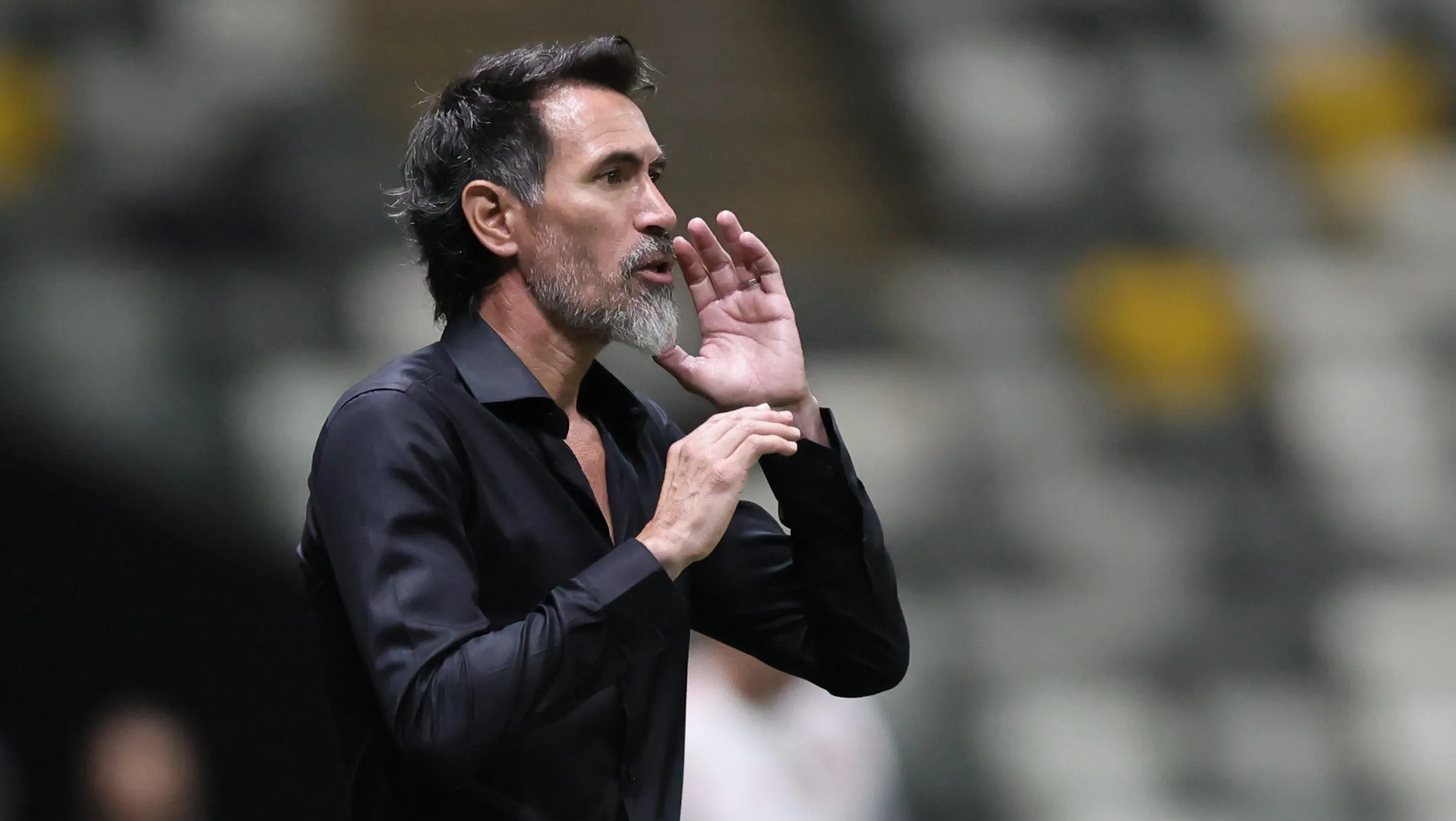 Eduardo Domínguez, técnico do Atlético-MG. Foto: Gilson Lobo/AGIF