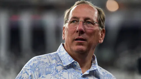 John Textor CEO do Botafogo durante partida contra o Corinthians no estádio Engenhão pelo campeonato Brasileiro A 2025. Foto: Thiago Ribeiro/AGIF