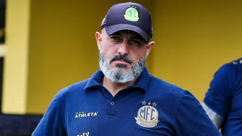 Rafael Guanaes tecnico do Mirassol durante partida contra o Sao Bernardo no estadio Primeiro de Maio pelo campeonato Paulista 2026.