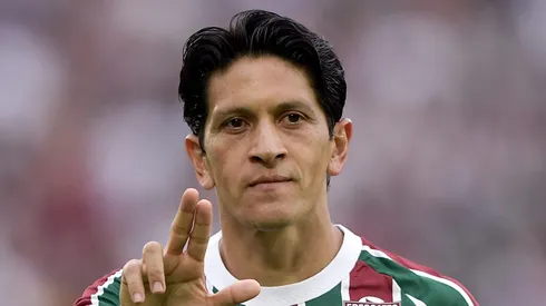 German Cano jogador do Fluminense durante partida contra o Fortaleza no estadio Maracana pelo campeonato Brasileiro A 2025. Foto: Thiago Ribeiro/AGIF