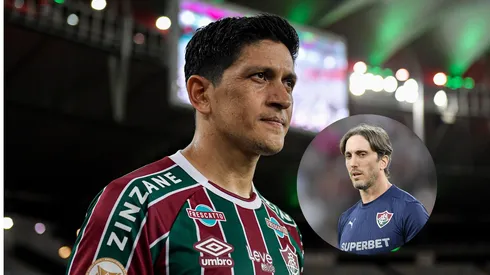 German Cano jogador do Fluminense durante partida contra o América-MG/Zubeldía técnico do Fluminense durante partida contra o Atlético-MG (Imagem: Thiago Ribeiro/AGIF)