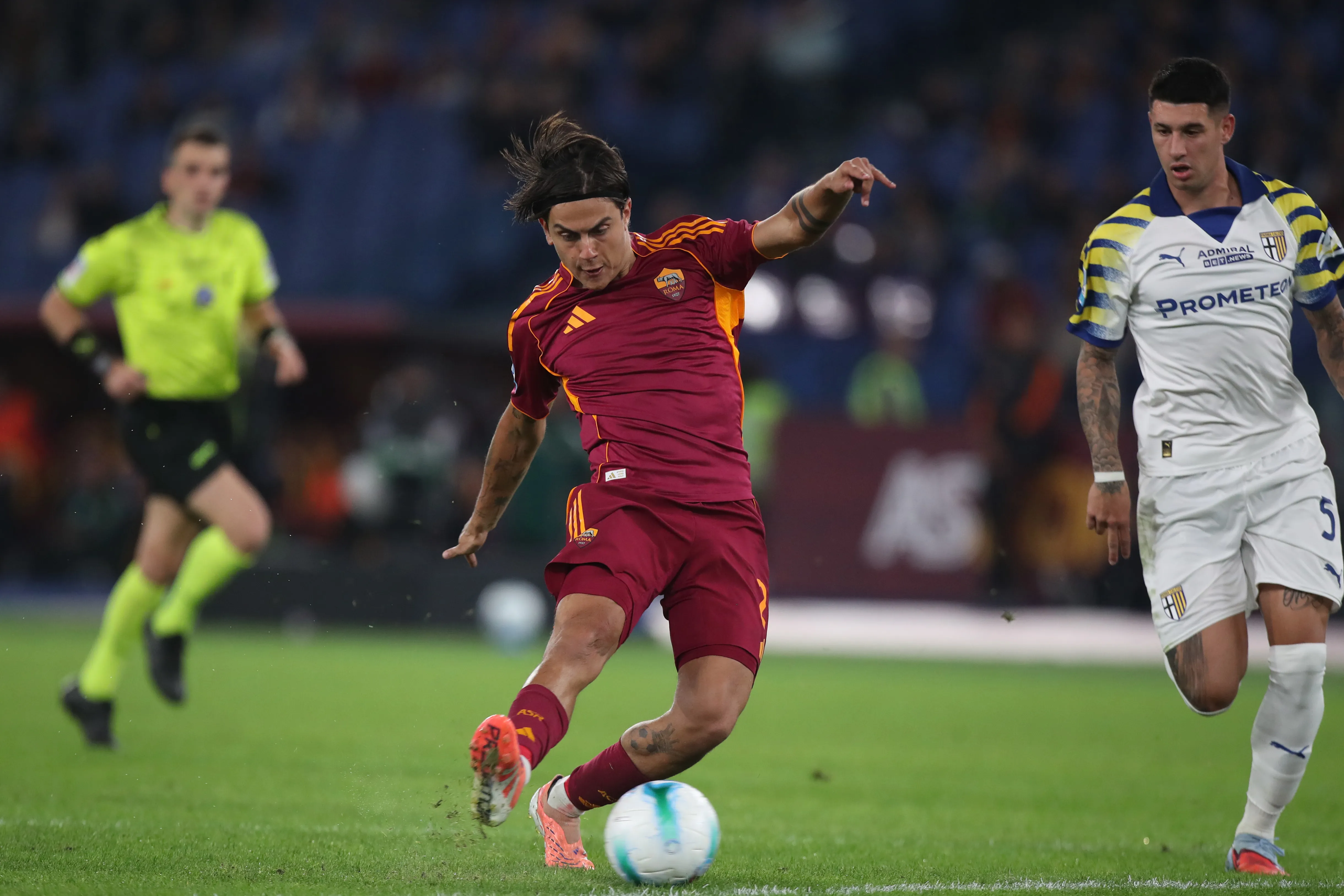 Dybala atuando na Roma-ITA – (Photo by Paolo Bruno/Getty Images)