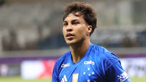 MG - BELO HORIZONTE - 08/03/2026 - MINEIRO 2026, CRUZEIRO X ATLETICO - Kaio Jorge jogador do Cruzeiro comemora seu gol durante partida contra o Atletico no estadio Mineirao pelo campeonato Mineiro 2026. Foto: Gilson Lobo/AGIF