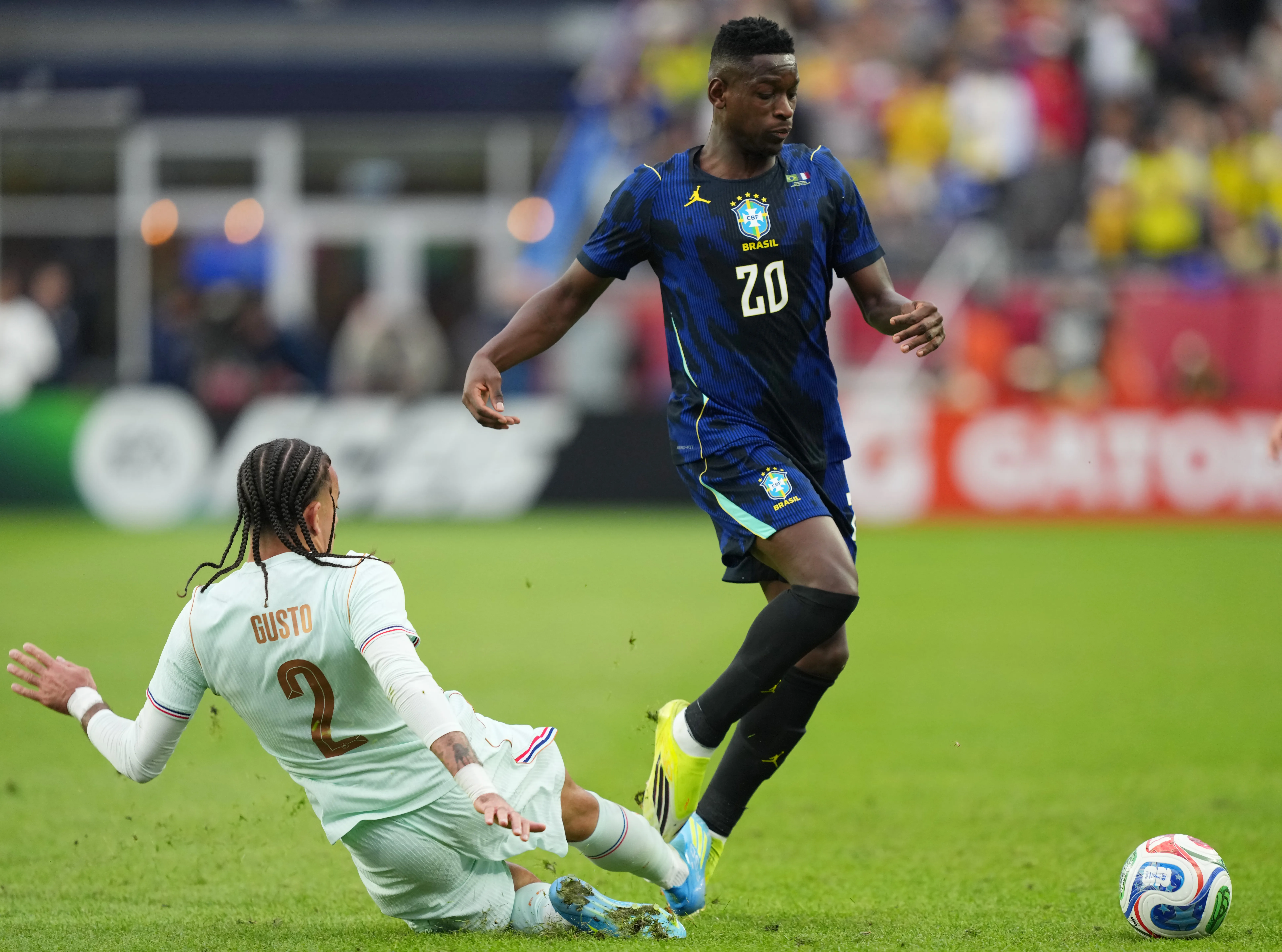 Luiz Henrique atuando em Brasil x França – (Photo by Michael Owens/Getty Images)
