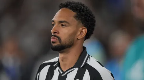 Vitinho jogador do Botafogo durante partida contra o Nacional Potosi no estadio Engenhao pelo campeonato Copa Libertadores 2026. Foto: Thiago Ribeiro/AGIF