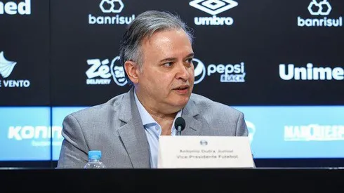 Antônio Dutra Junior se irritou no Grêmio - Foto: Lucas Uebel/GFBPA.