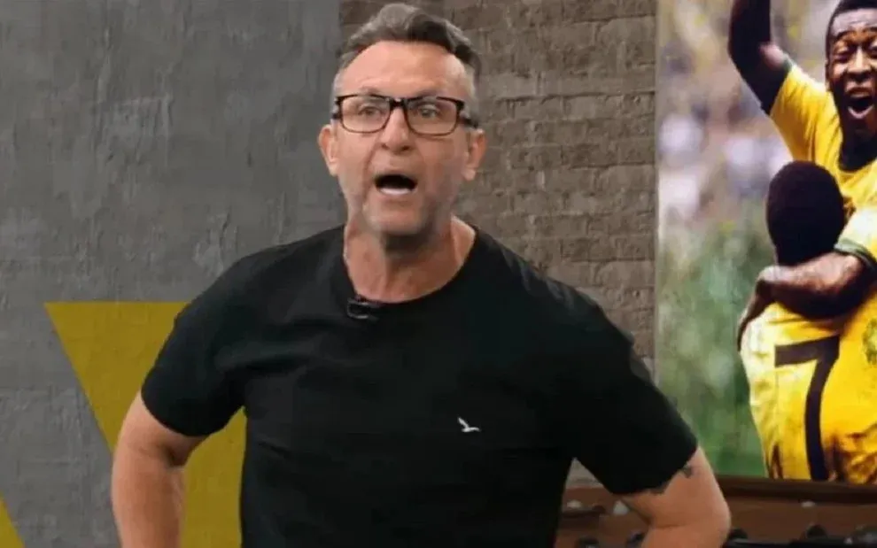 Neto, apresentador e ídolo do Corinthians. Foto: Reprodução/Band