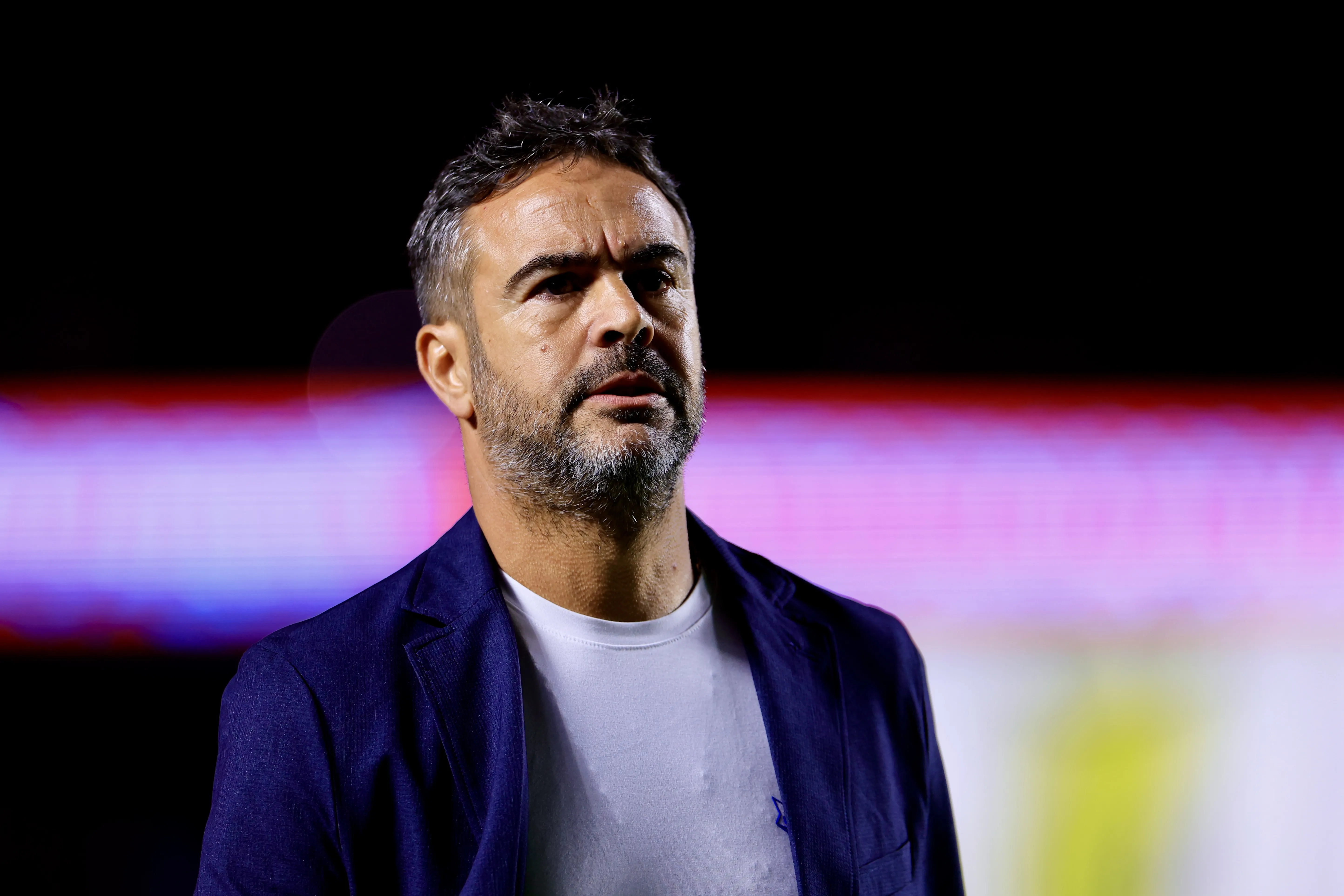 Arthur Jorge tecnico do Cruzeiro durante partida contra o Sao Paulo no estadio Morumbi pelo campeonato Brasileiro A 2026. Foto: Marcello Zambrana/AGIF