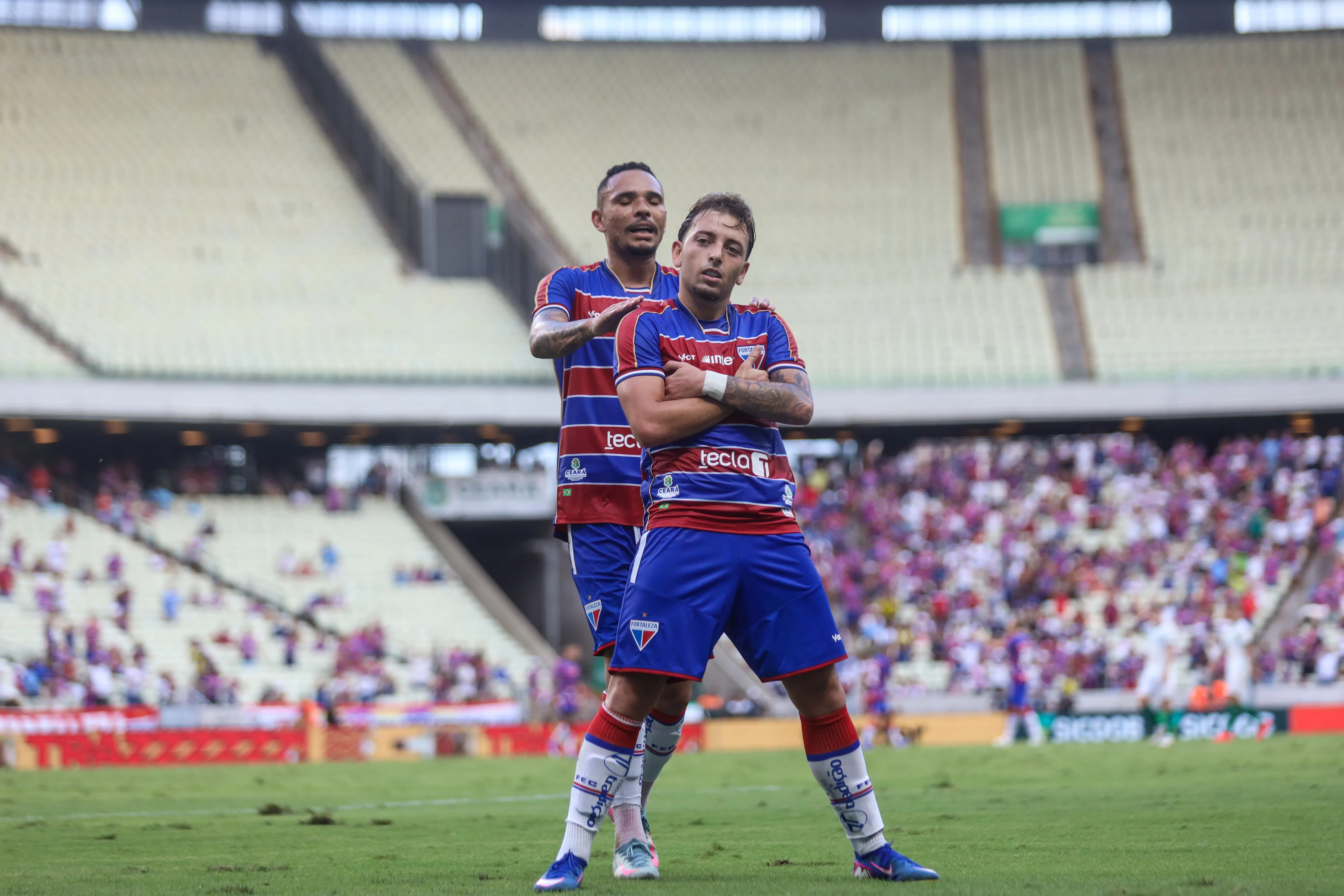 Ryan durante partida contra o Juventude na Série B de 2026. Foto: Lucas Emanuel/AGIF