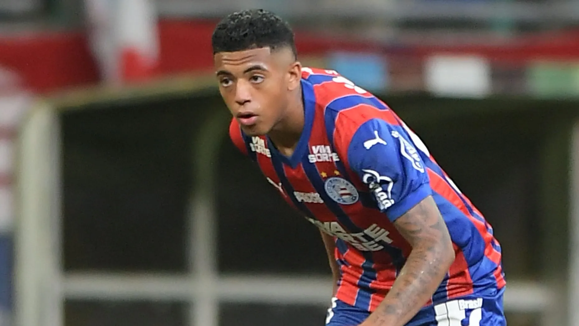 Kauê Furquim, atacante do Bahia. Foto: Jhony Pinho/AGIF