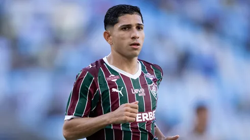 Savarino jogador do Fluminense durante partida contra o Athletico-PR no estadio Maracana pelo campeonato Brasileiro A 2026. Foto: Jorge Rodrigues/AGIF