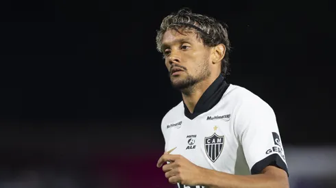 Gustavo Scarpa jogador do Atlético durante partida contra o Bragantino no estádio Cícero De Souza Marques pelo campeonato Brasileiro A 2026. Foto: Anderson Romão/AGIF