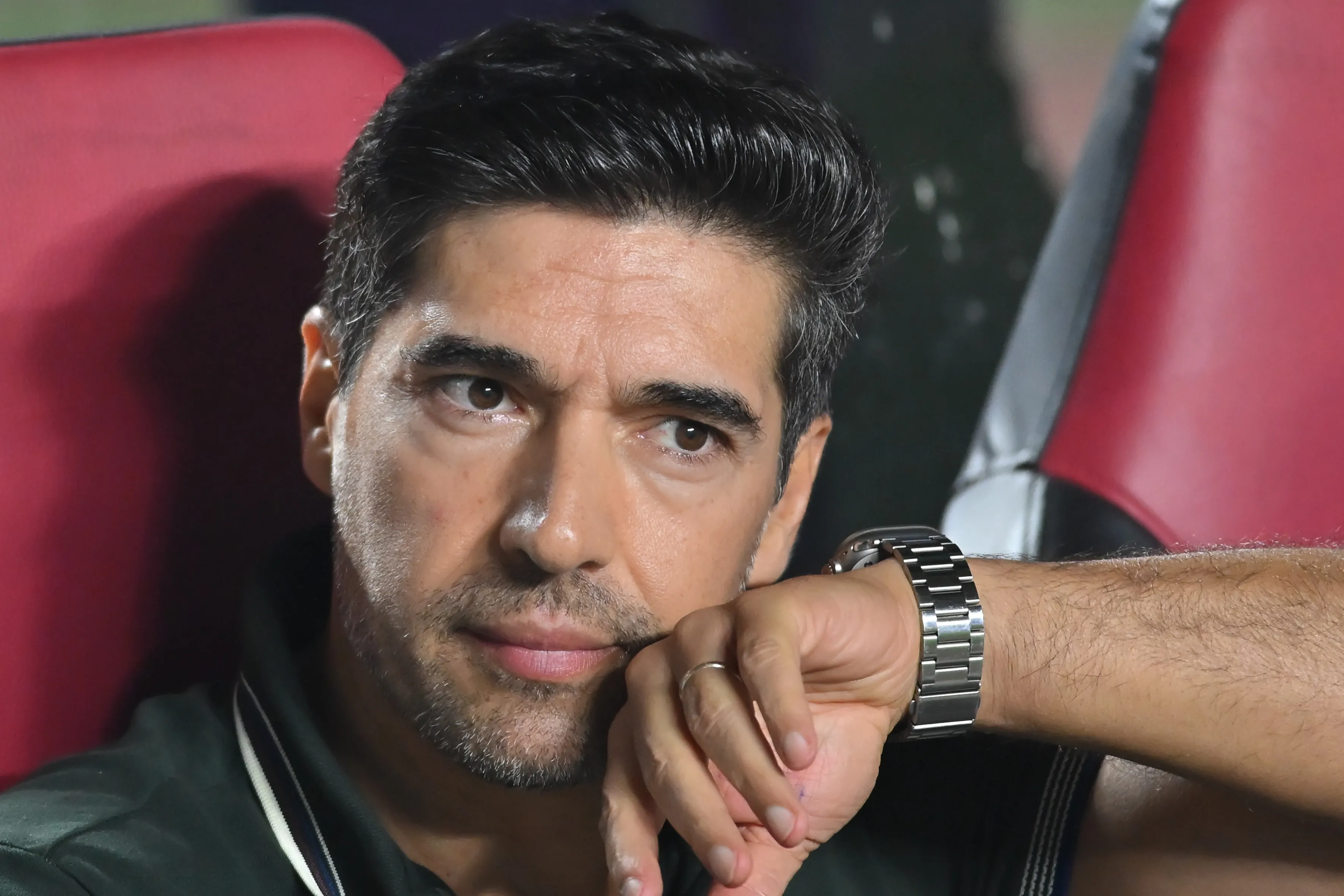 Abel Ferreira durante partida contra o São Paulo no Campeonato Brasileiro de 2026. Foto: Jota Erre/AGIF