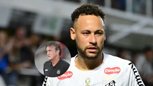 Neymar jogador do Santos durante partida contra o Remo/Cuca técnico do Santos durante partida contra o Flamengo (Imagem: Jota Erre/AGIF/Thiago Ribeiro/AGIF)