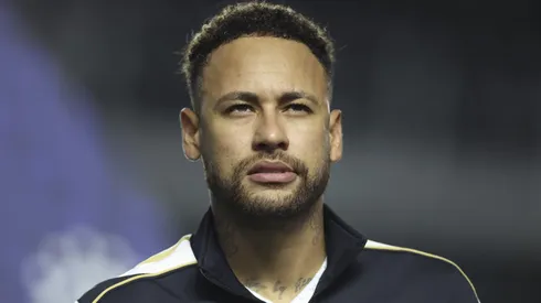 Neymar antes da partida entre Santos e Vasco no Brasileirão de 2026.