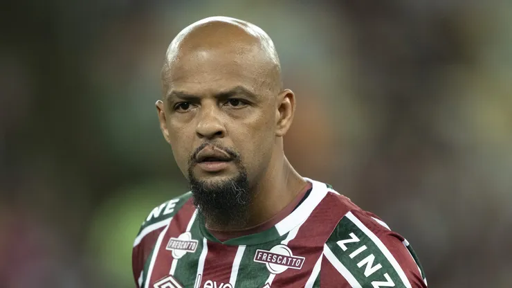 Felipe Melo jogador do Fluminense durante partida contra o Sampaio Correa no estadio Maracana pelo campeonato Copa Do Brasil 2024. Foto: Jorge Rodrigues/AGIF
