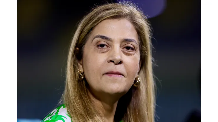 SP - BARUERI - 02/04/2026 - BRASILEIRO A 2026, PALMEIRAS X GREMIO - leila pereira presidente do Palmeiras durante partida contra o Gremio no estadio Arena Barueri pelo campeonato Brasileiro A 2026. Foto: Marcello Zambrana/AGIF