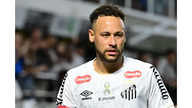 SP - SANTOS - 02/04/2026 - BRASILEIRO A 2026, SANTOS X REMO - Neymar jogador do Santos durante partida contra o Remo no estadio Vila Belmiro pelo campeonato Brasileiro A 2026. Foto: Jota Erre/AGIF