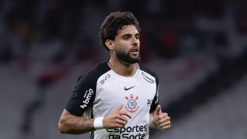 yuri alberto jogador do Corinthians durante partida contra o Internacional no estadio Arena Corinthians pelo campeonato Brasileiro A 2026. Foto: Ettore Chiereguini/AGIF
