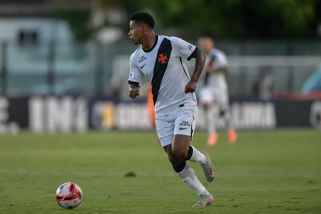 Matheus Franca jogador do Vasco durante partida contra o Nova Iguacu no estadio Sao Januario pelo campeonato Carioca 2026. Foto: Thiago Ribeiro/AGIF