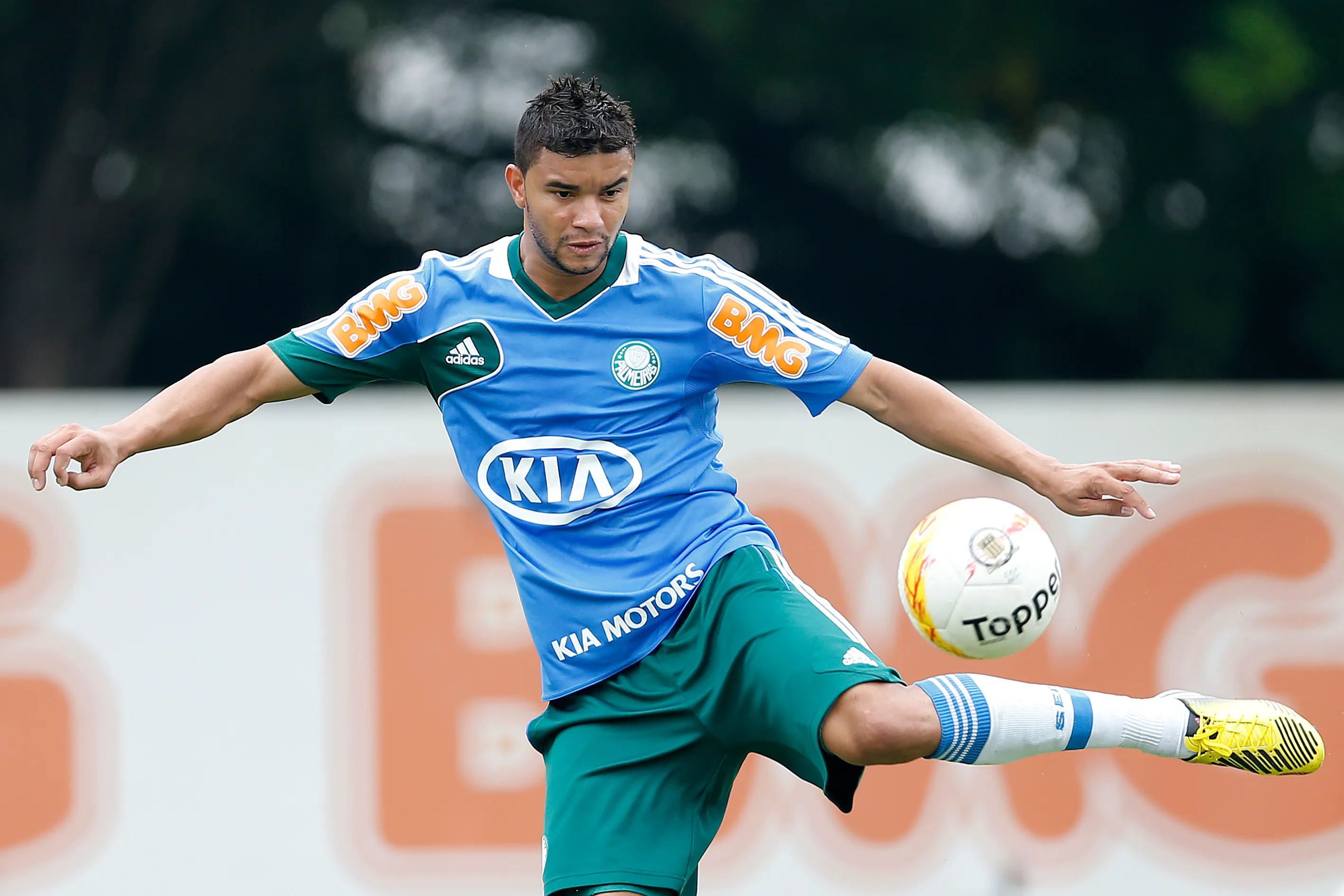 Mauricio Ramos. Treino do Palmeiras no CT da Academia de Futebol. 26 de Marco 2013, Sao Paulo, Sao Paulo, Brasil. Foto: Piervi Fonseca/AGIF