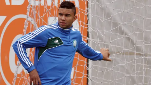 Mauricio Ramos. Treino do Palmeiras na Academia de Futebol, 24 de junho de 2013.