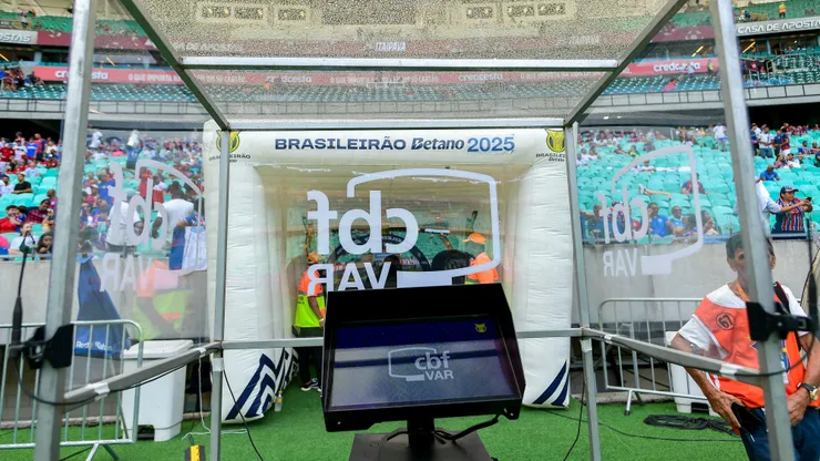 O VAR na Arena Fonte Nova, casa do Bahia