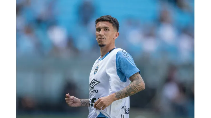 RS - PORTO ALEGRE - 13/09/2025 - BRASILEIRO A 2025, GREMIO X MIRASSOL - Dodi jogador do Gremio durante partida contra o Mirassol no estadio Arena do Gremio pelo campeonato Brasileiro A 2025. Foto: Liamara Polli/AGIF