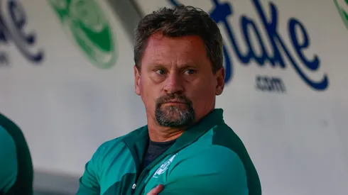 Fabio Matias tecnico do Juventude durante partida contra o Bahia no estadio Alfredo Jaconi pelo campeonato Brasileiro A 2024. Foto: Luiz Erbes/AGIF