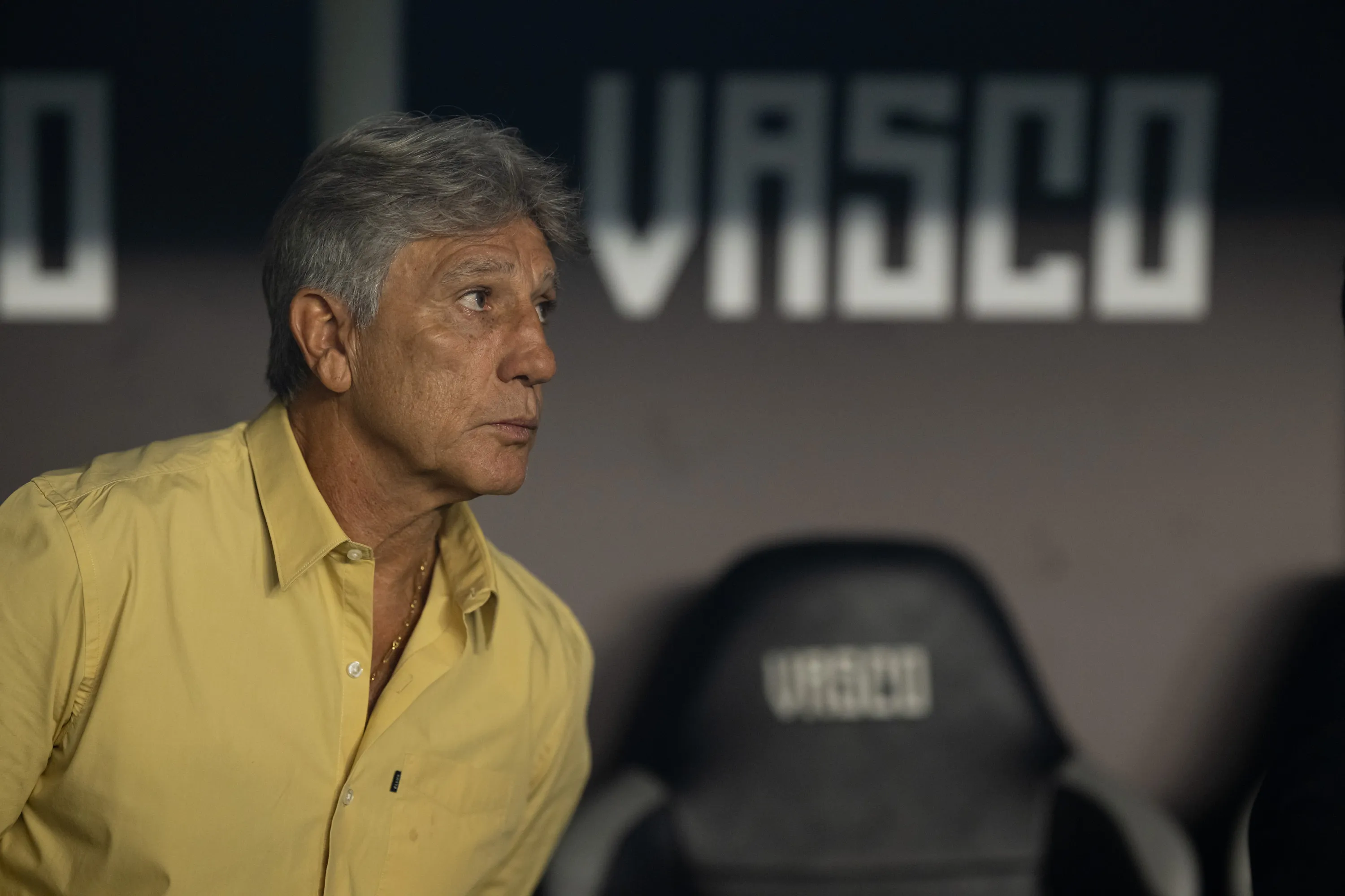 Renato Gaucho tecnico do Vasco durante partida contra o Botafogo no estadio Sao Januario pelo campeonato Brasileiro A 2026. Foto: Jorge Rodrigues/AGIF