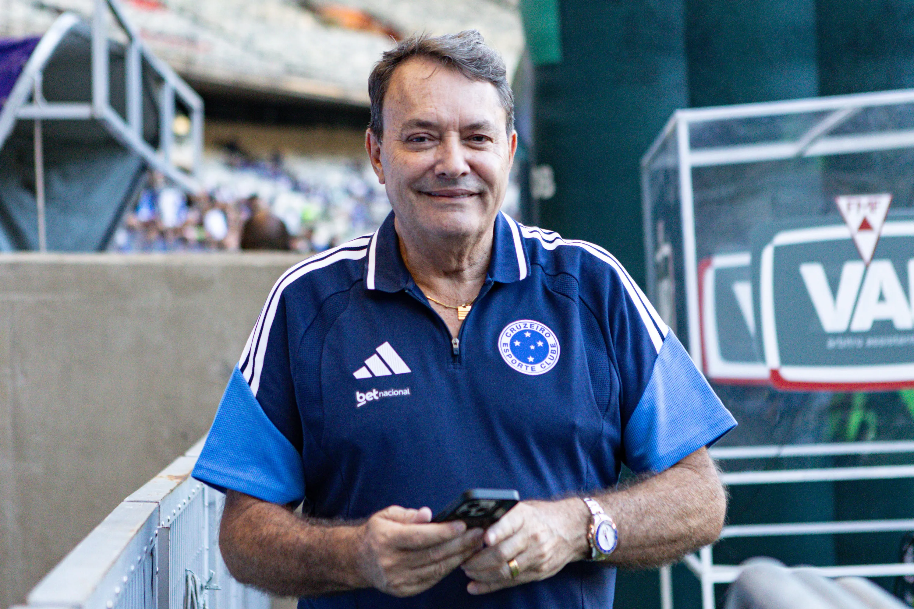 Pedro Lourenco o Pedrinho dono do Cruzeiro durante partida contra o Pouso Alegre no estadio Mineirao pelo campeonato Mineiro 2026. Foto: Gilson Lobo/AGIF