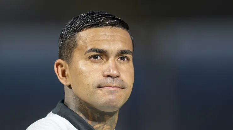 Dudu jogador do Atletico durante partida contra o Bragantino no estadio Cicero De Souza Marques pelo campeonato Brasileiro A 2026.