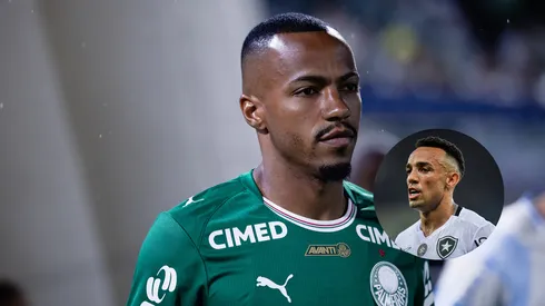 Marlon Freitas jogador do Palmeiras durante partida contra o Grêmio/Marçal jogador do Botafogo durante partida contra o Fluminense (Imagem: Ettore Chiereguini/AGIF/Thiago Ribeiro/AGIF)