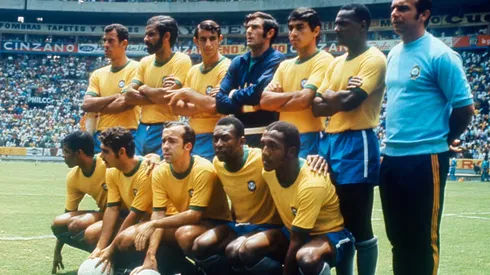 Jogadores da Seleção Brasileira durante a Copa de 1970, no México. Foto: Reprodução/FIFA