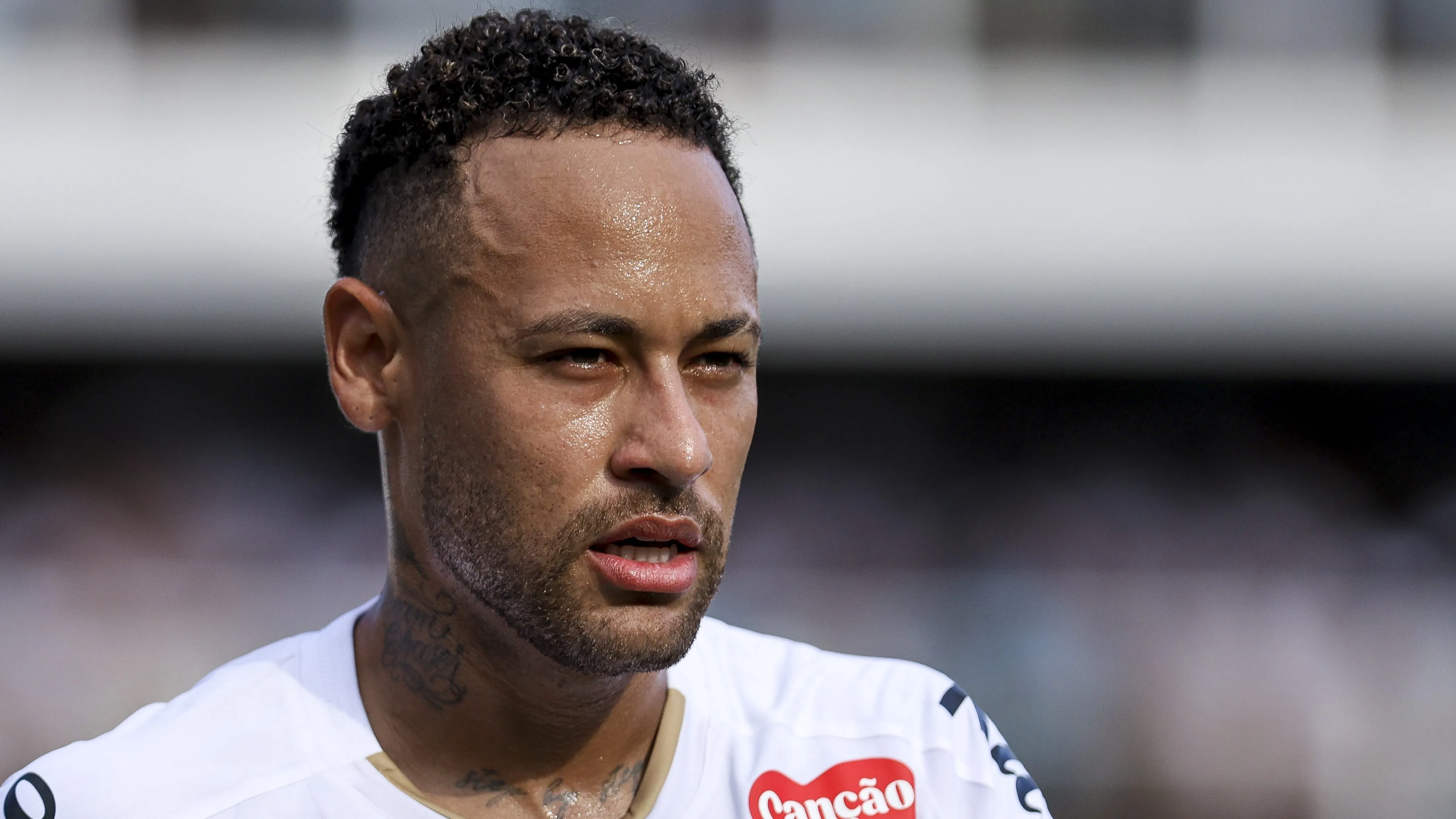 Neymar em campo pelo Peixe. (Photo by Ricardo Moreira/Getty Images)