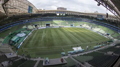 Vista geral do estadio Arena Allianz Parque para partida entre Palmeiras e Internacional pelo campeonato Brasileiro A 2025.