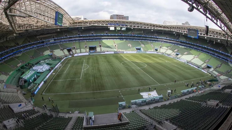 Vista geral do estadio Arena Allianz Parque para partida entre Palmeiras e Internacional pelo campeonato Brasileiro A 2025.