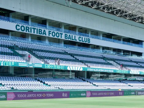Coritiba explica imagens de obras no Couto Pereira