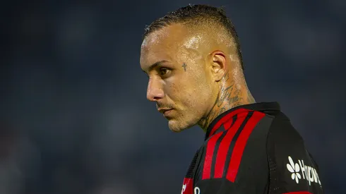 Everton Cebolinha jogador do Flamengo durante partida contra o Bragantino no estádio Cícero De Souza Marques pelo campeonato Brasileiro A 2026. Foto: Anderson Romão/AGIF