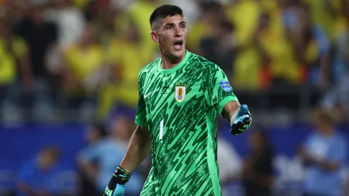 Rochet defendendo o Uruguai. Foto: Jared C. Tilton/Getty Images