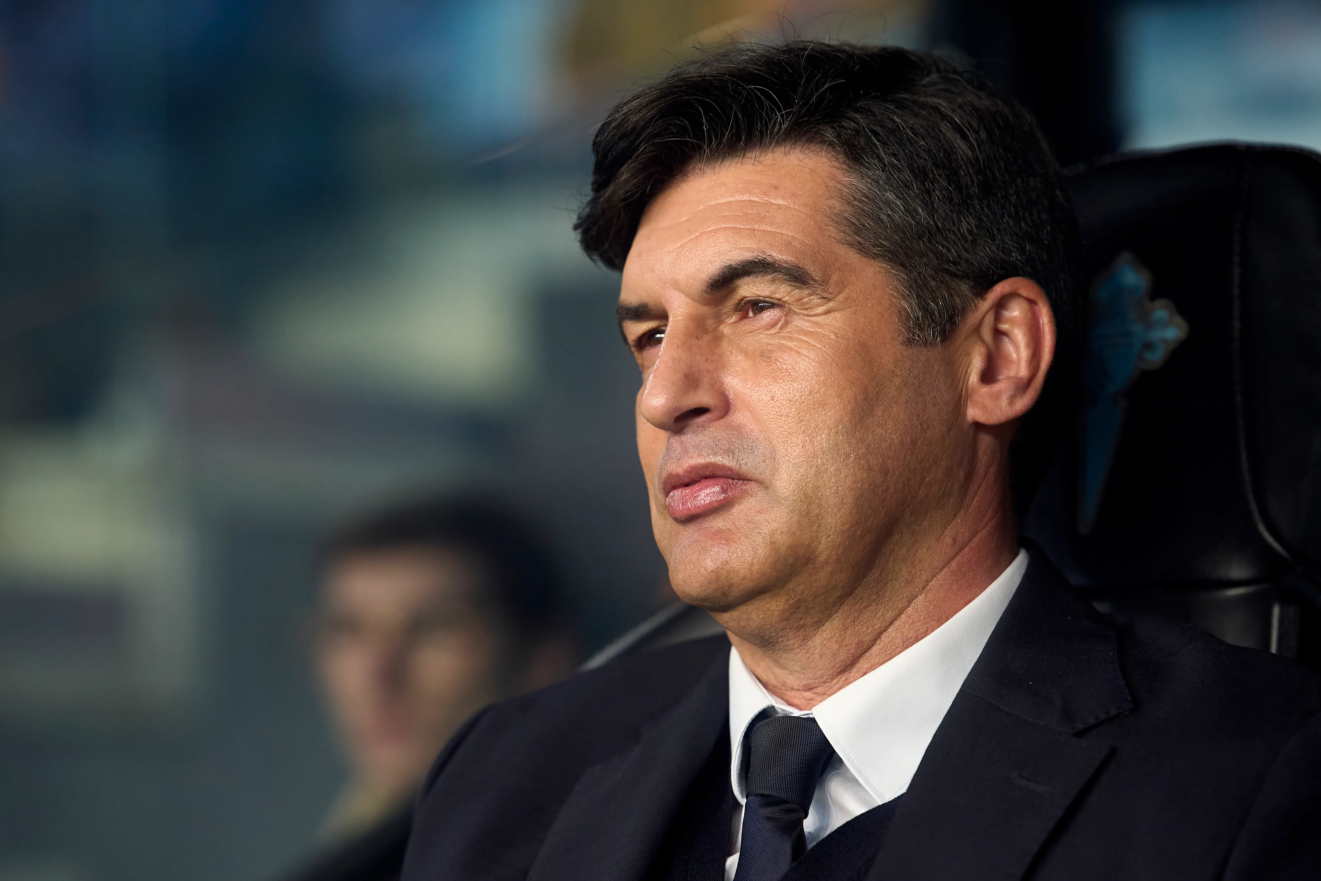 Paulo Fonseca durante partida entre Celta e Lyon na Europa League 2025/26. (Photo by Jose Manuel Alvarez Rey/Getty Images)